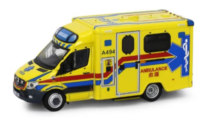 TINY（タイニー）Tiny City No.159 メルセデスベンツ スプリンター FL 香港消防局 救急車 (A494)