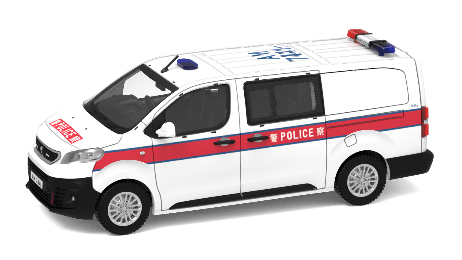 TINY（タイニー）Tiny City No.71 プジョー エキスパート 香港警察 (AM7441)