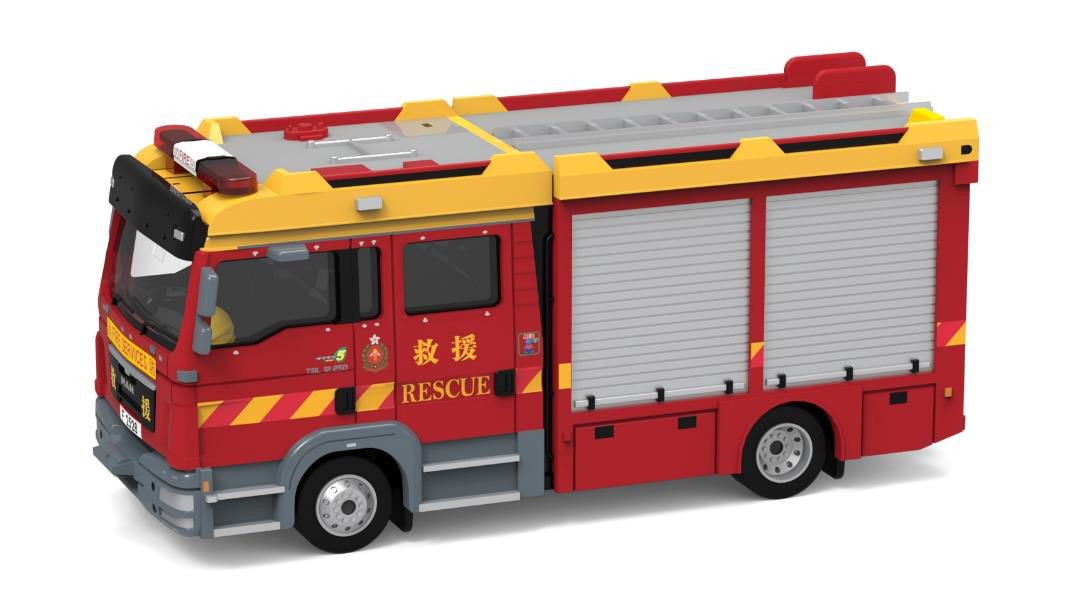 TINY（タイニー）Tiny City No.53 MAN Light Rescue Unit (F2528)
