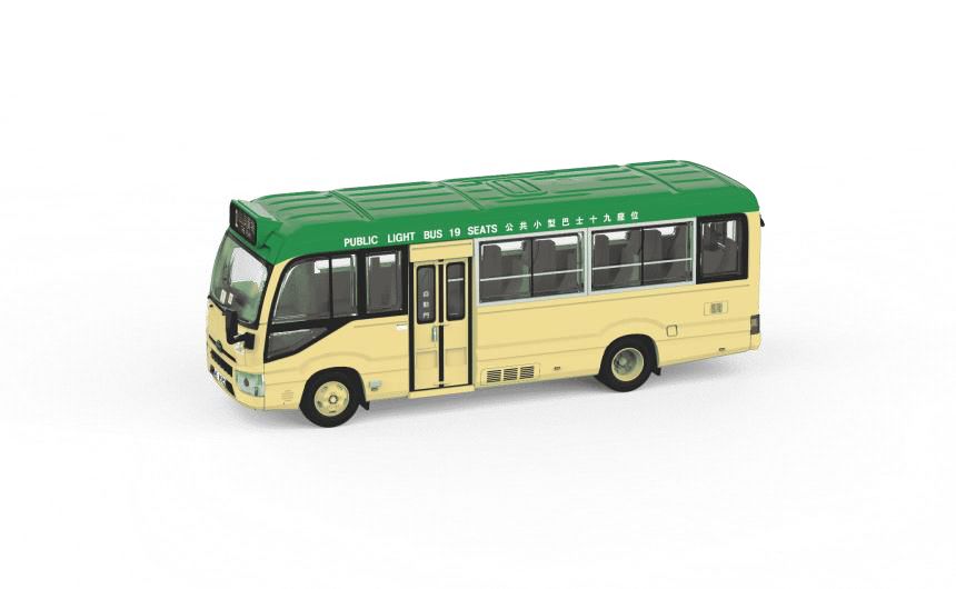 [予約]TINY(タイニー) (ダイキャスト製) Tiny City TINY08 Toyota Coaster (B70) ミニバス グリーン