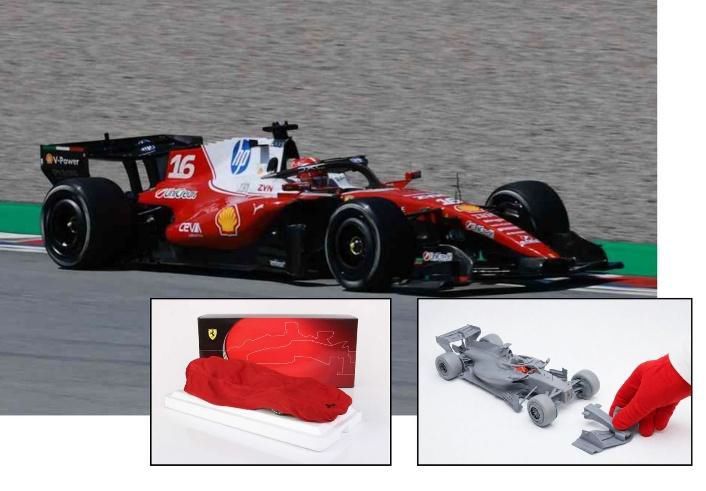 [予約]BBR MODELS 1/18 (ダイキャスト製) Ferrari SF26 F1 Barcelona-Catalunya Grand Prix - Leclerc Polyfoam Pack