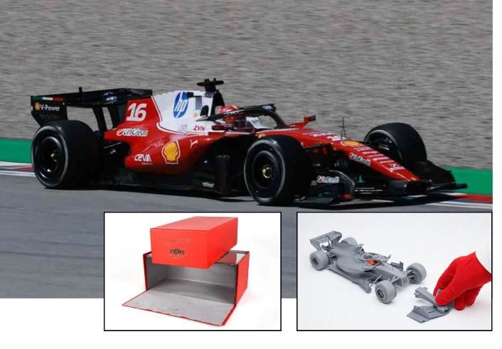 [予約]BBR MODELS 1/18 (ダイキャスト製) Ferrari SF26 F1 Barcelona-Catalunya Grand Prix - Leclerc Luxury Pack