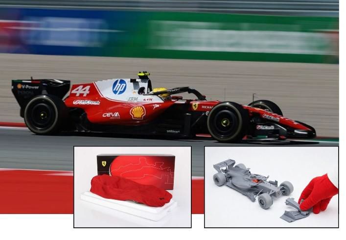 [予約]BBR MODELS 1/18 (ダイキャスト製) Ferrari SF26 F1 Barcelona-Catalunya Grand Prix - Hamilton - WINNER Polyfoam Pack