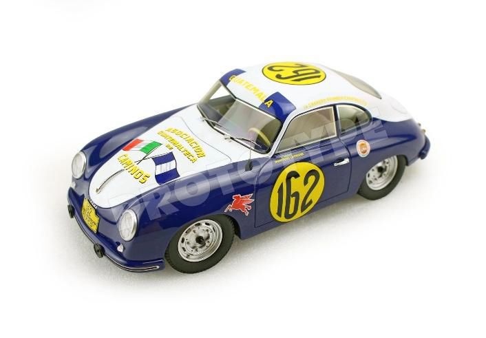 [予約]BBR MODELS 1/18 (レジン製) Porsche 356A - 4th Carrera Panamericana 1954 Asociation Guatemalteca car n162 ※ケース無