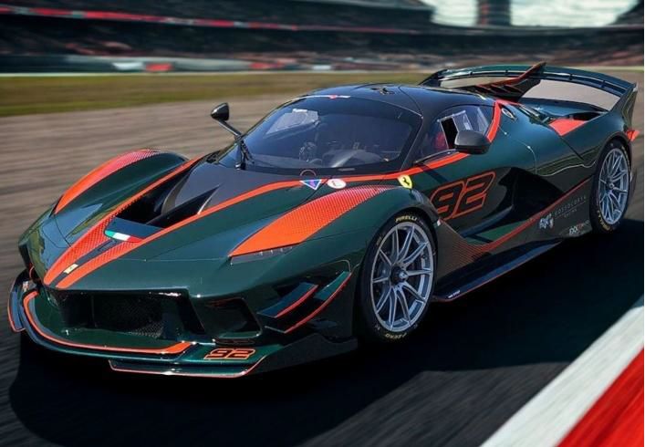 [予約]BBR MODELS 1/43 (レジン製) Ferrari FXXK EVO Verde GB - race number 92