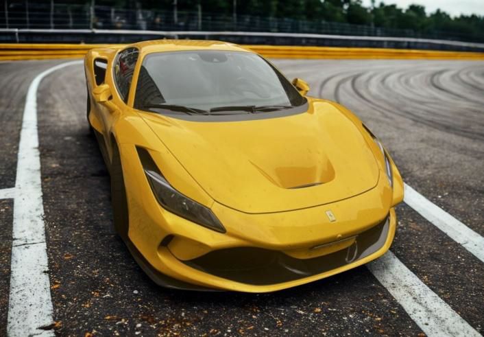 [予約]BBR MODELS 1/43 (レジン製) Ferrari F8 Tributo Giallo tristrato