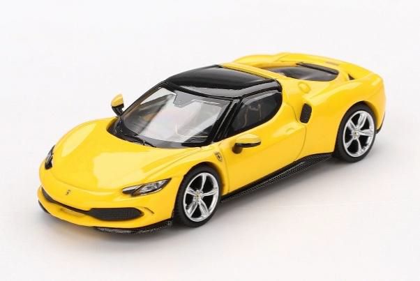 BBR 1/64 (ダイキャスト製) フェラーリ 296 GTB Giallo Modena（イエロー）