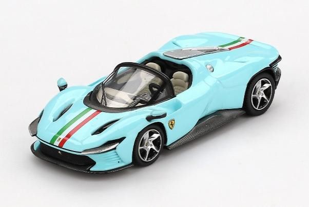 BBR 1/64 (ダイキャスト製) フェラーリ デイトナ SP3 ライトブルー