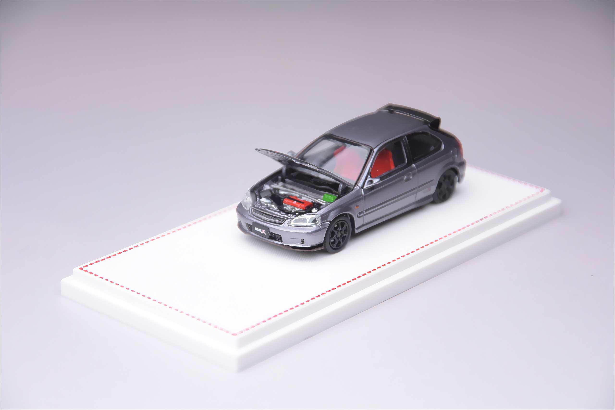 [予約]MODEL 1(モデルワン) 1/64 (ダイキャスト製) ホンダ シビック タイプR EK9 トワイライトグレー