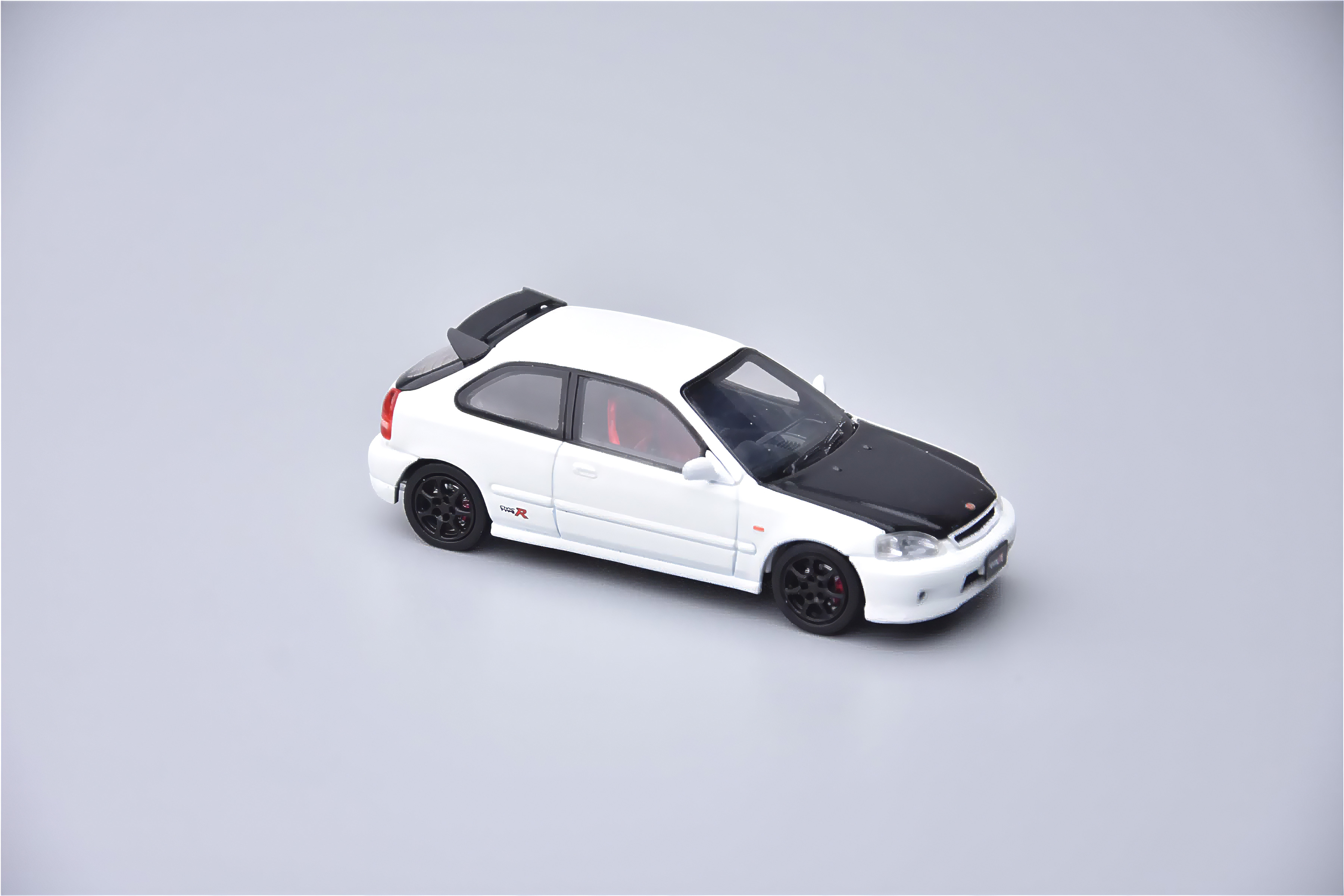 [予約]MODEL 1(モデルワン) 1/64 (ダイキャスト製) ホンダ シビック タイプR EK9 ホワイト（カーボンボンネット）