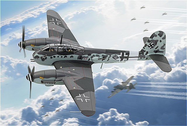 [予約]CORGI(コーギー) 1/72 (ダイキャスト製) メッサーシュミット Me 410A-1/U3 ハウプトマン エドゥアート トラット