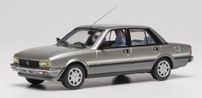 [予約]ixo(イクソ) 1/43 (ダイキャスト製) プジョー 505 ターボ 1984 シルバー