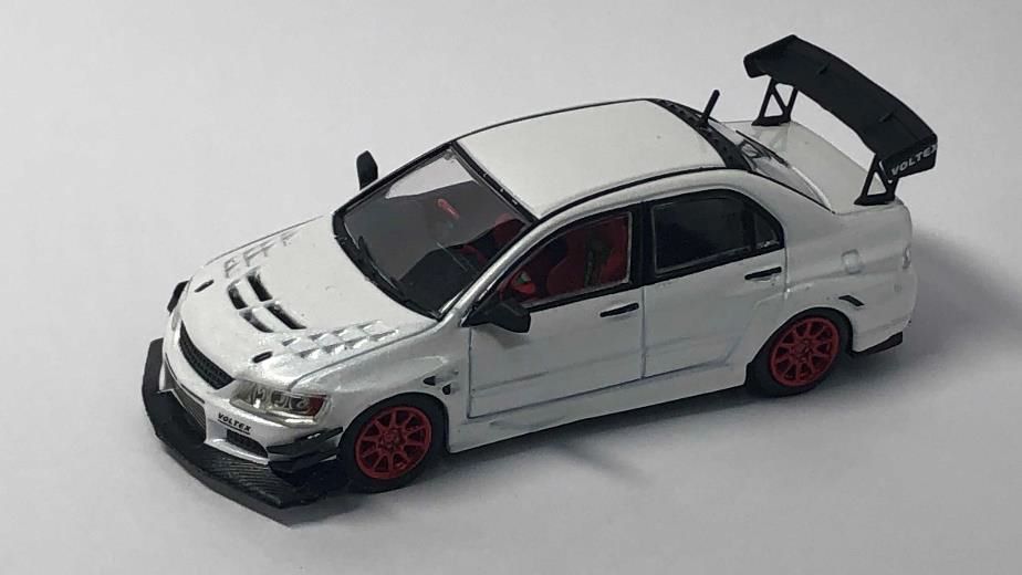 CM・MODEL(CMモデル) 1/64 ランサーエボリューション IX ホワイト