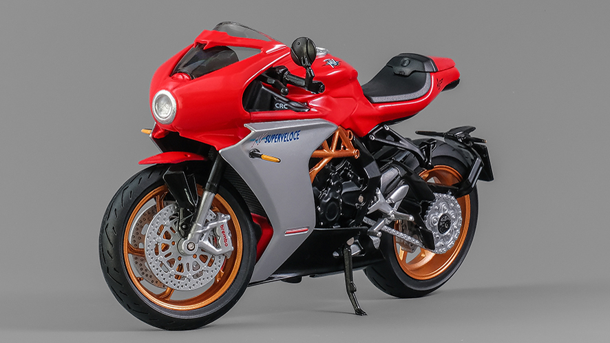 アクスタマモ CMモデル 1/64 MVアグスタ F3 レッド ショーガール付属