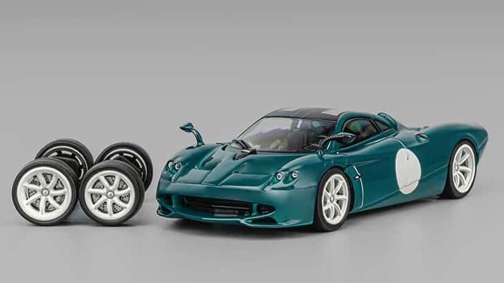 CM・MODEL(CMモデル) 1/64 (ダイキャスト製) Pagani ウアイラ コーダルンガ グリーン