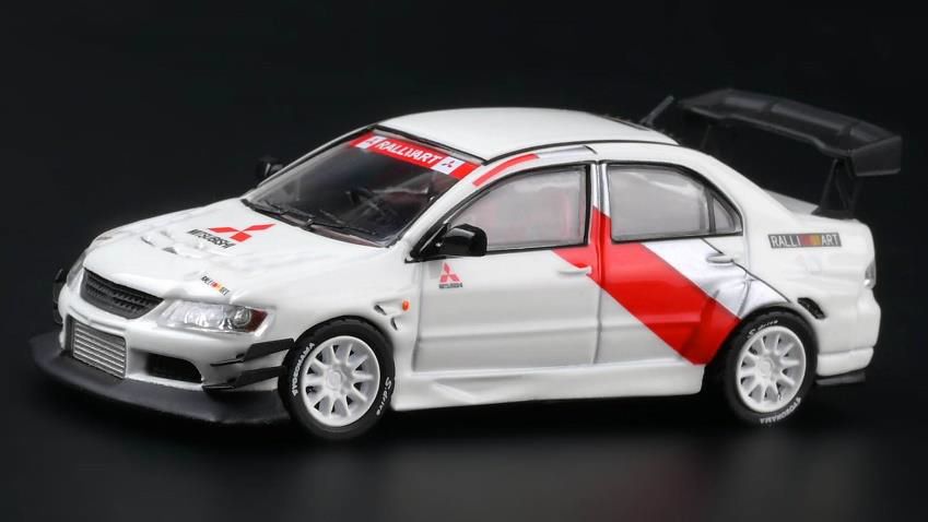 CM・MODEL(CMモデル) 1/64 ランサーエボリューション IX ホワイト