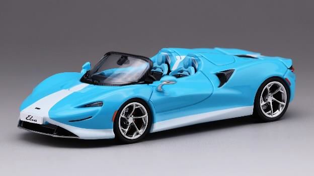 CM・MODEL(CMモデル) 1/64 McLaren Elva スカイブルー ガリバー