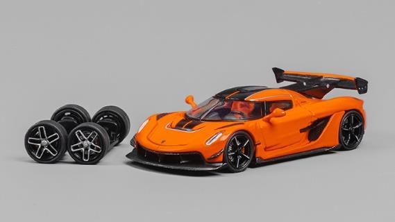 CM・MODEL(CMモデル)  1/64 (ダイキャスト製) Koenigsegg ジェスコ アタック オレンジ