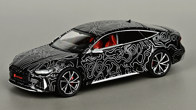 1/64　Audi ABT RS7　改造 HobbyFans 1:64 Audi RS7 2nd generation ABT modified version