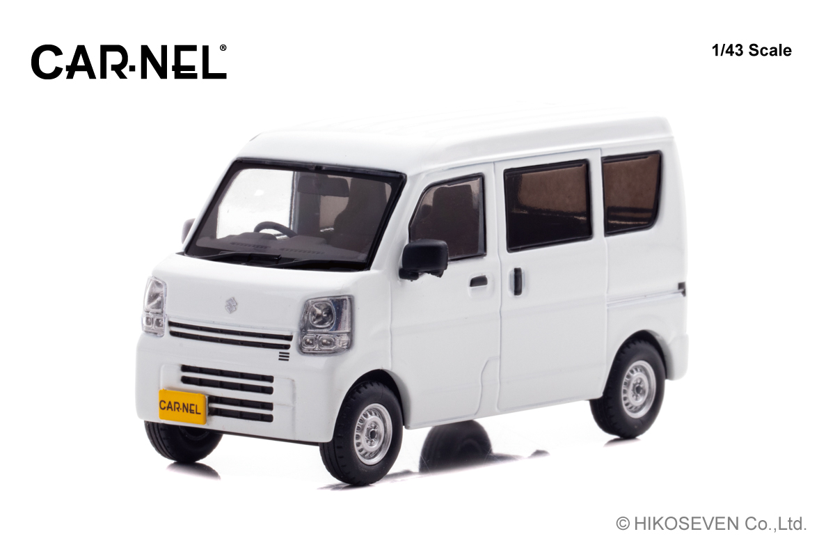 CAR-NEL(カーネル) 1/43 (ダイキャスト製) スズキ エブリイ PA (DA17V) 2021 White Limited 300pcs