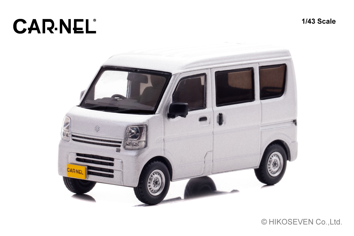 CAR-NEL(カーネル) 1/43 (ダイキャスト製) スズキ エブリイ PA (DA17V) 2021 Silky Silver Metallic Limited 300pcs