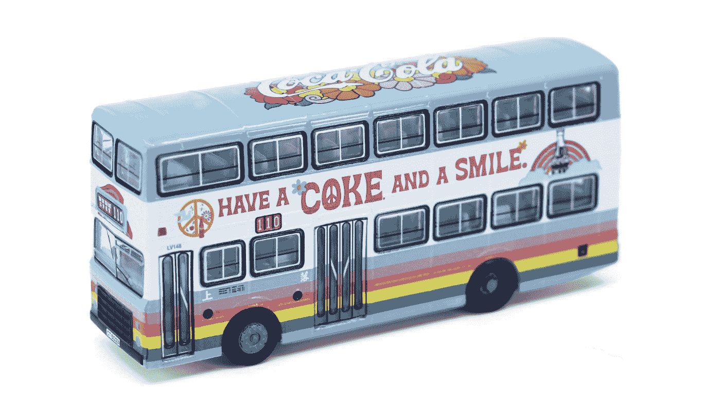 TINY(タイニー) Tiny City (ダイキャスト製) レイランド ビクトリーMk2 CMB Duple MetSec (110) Coca-Cola