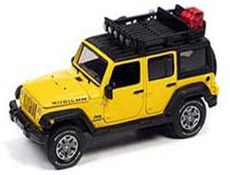 オートワールド 北米限定 1 64 2018 ジープ ラングラー アンリミテッド 4x4 ルーフラック付き イエロー 並行輸入品 ガリバー