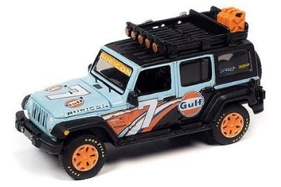 オートワールド 1/64 2018 ジ－プ ルビコン Gulf ブルー ※並行輸入品