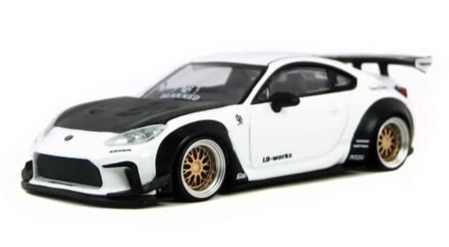 D MODEL 1/64 (ダイキャスト製) Toyota GR86 LB-Nation ホワイト