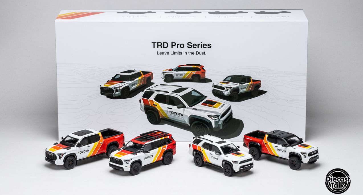 ゲインコーププロダクツ 1/64 (ダイキャスト製) トヨタ TRD PRO 4台