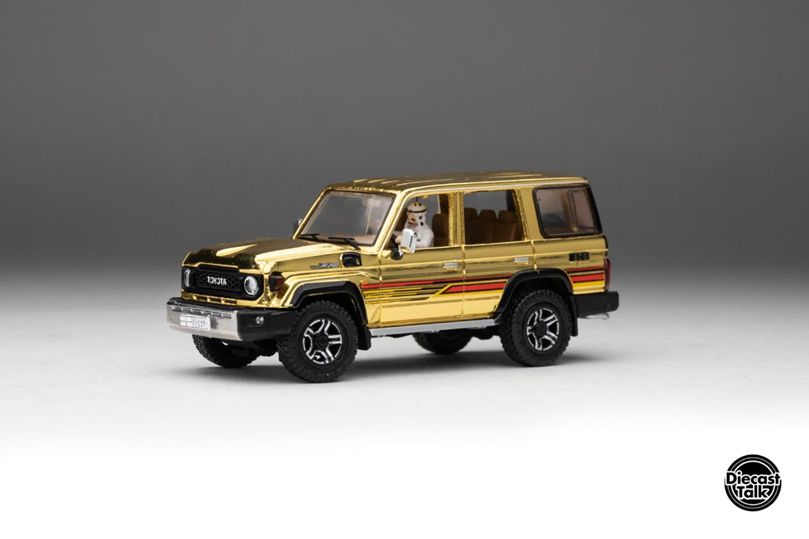 GCD ゲインコーププロダクツ 1/64 トヨタ ランドクルーザー70 金色 ゲインコーププロダクツ 1/64 (ダイキャスト製) トヨタ