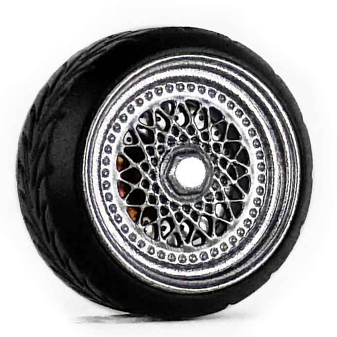 D MODEL 1/64用 ドレスアップパーツシリーズ D Model Wheels No.9 (Silver)