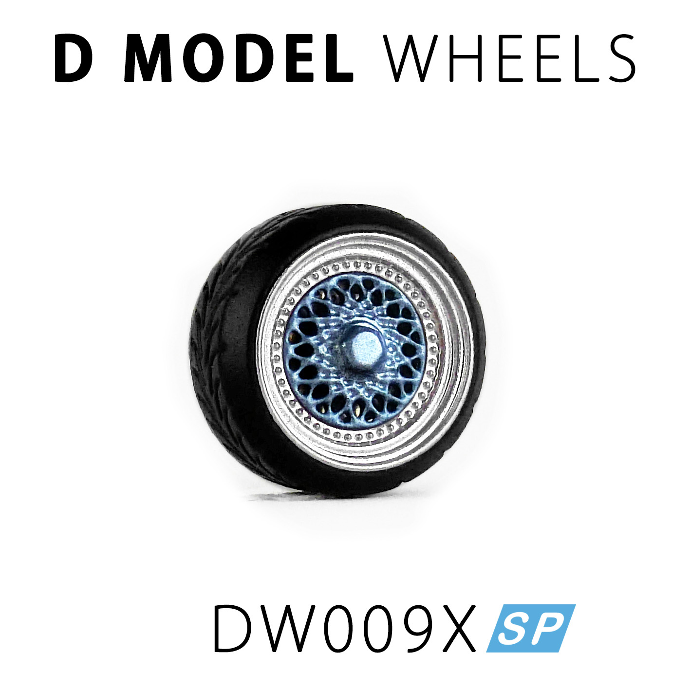 D MODEL 1/64用 ドレスアップパーツシリーズ Wheels No.9 (Uranus Blue)