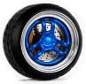 D MODEL 1/64用 ドレスアップパーツシリーズ D Model Wheels No.18 (SILVER／BLUE)