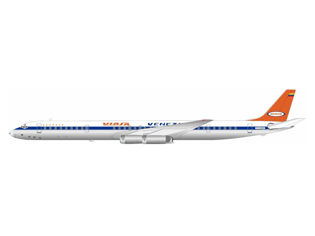 EL AVIADOR MODELS 1/200 (ダイキャスト製) DC-8-63 Viasa YV-125C