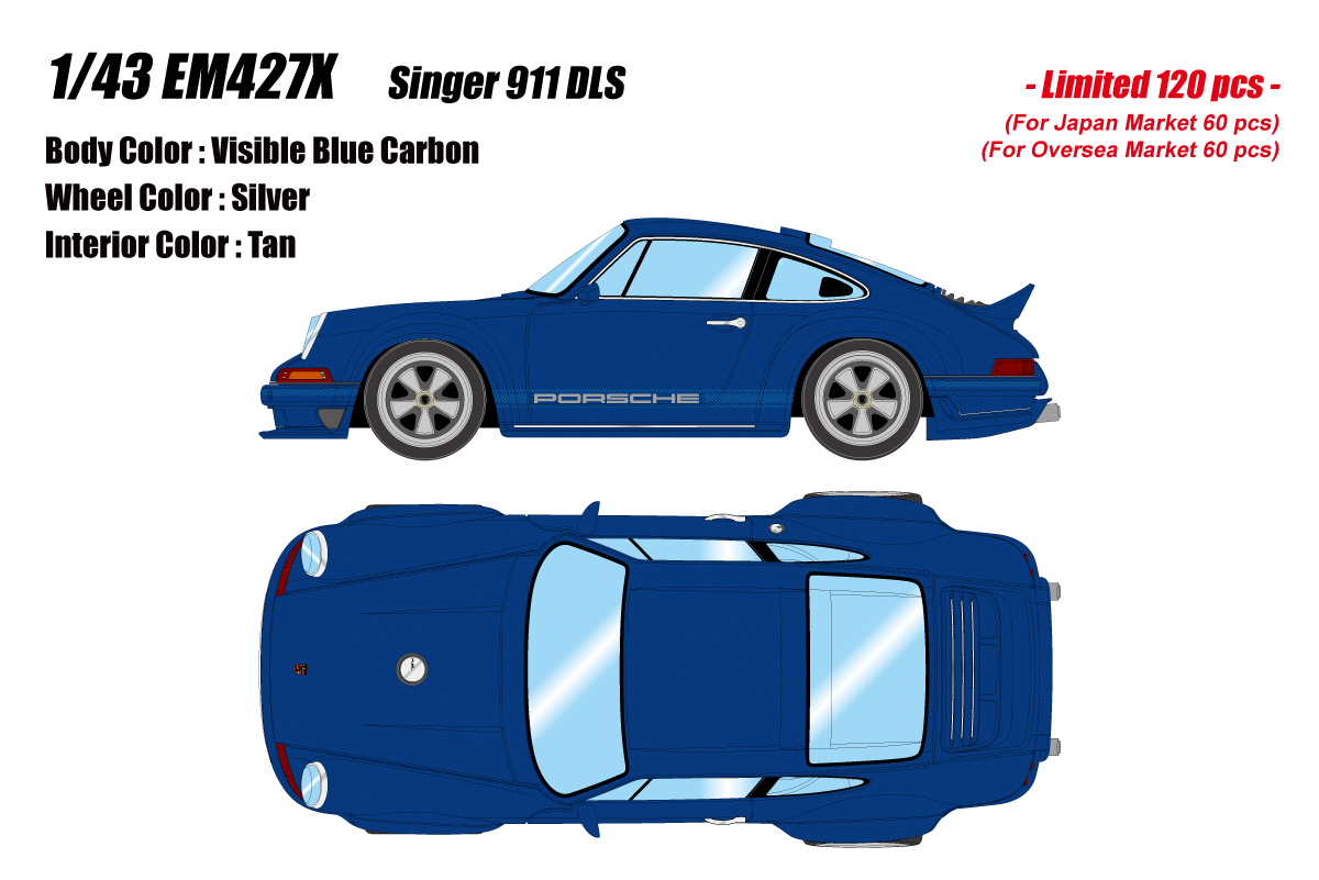 新品 1/43 アイドロン ポルシェ シンガー 911（964） マルホランド Make Up Co., Ltd. / Singer 911 (964) Coupe
