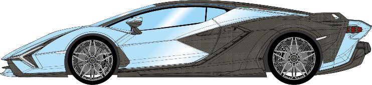 [予約]EIDOLON(アイドロン) 1/43 (レジン製) ランボルギーニ シアンFKP 37 2019 アズーロテティス/エクスポーズドカーボン(限定50台、国内販売25台)