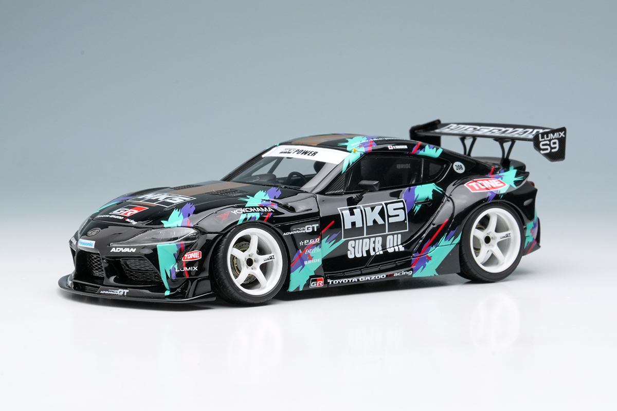 EIDOLON(アイドロン) 1/43 (レジン製) トヨタ GRスープラ Drift by HKS 2019 (限定180台)