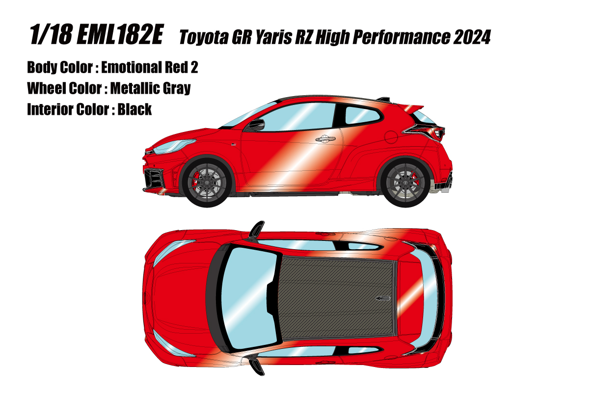EIDOLON(アイドロン) 1/18 (レジン製) トヨタGRヤリスRZ