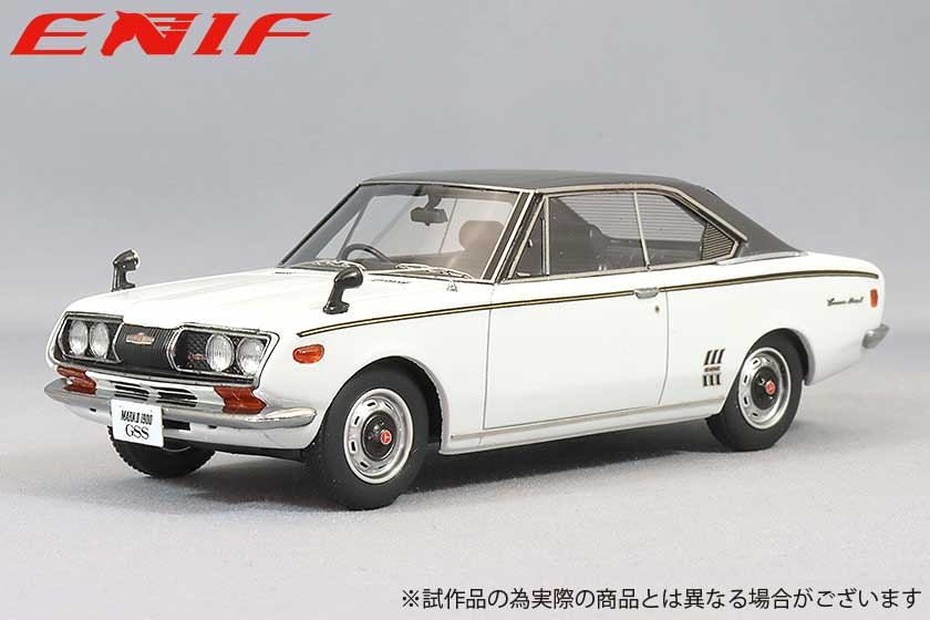 ENIF(エニフ) 1/43 (レジン製) トヨペット コロナ マーク II 1900 ハードトップ GSS 1971年型 ホワイトムーンストーン