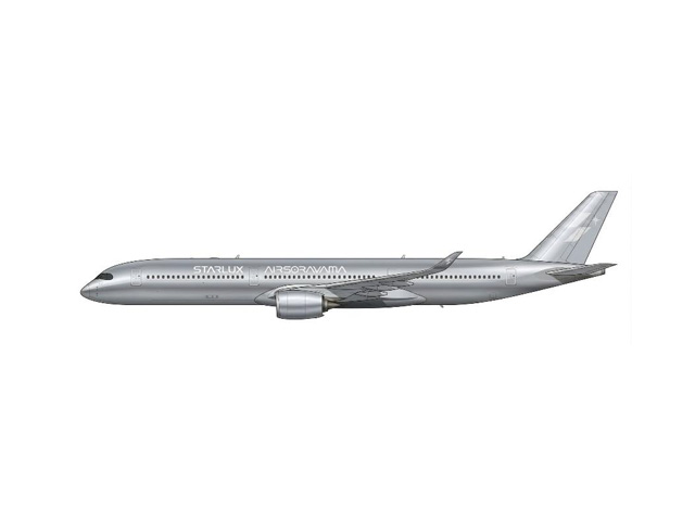 [予約]JC WINGS 1/400 (ダイキャスト製) A350-1000XWB Starlux Airlines "Airsorayama Silver"B-58553  [FD]