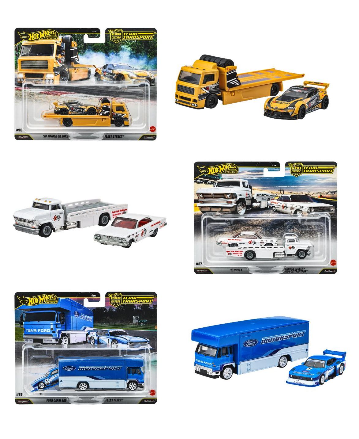 Hot Wheels (ダイキャスト製) チームトランスポート アソート