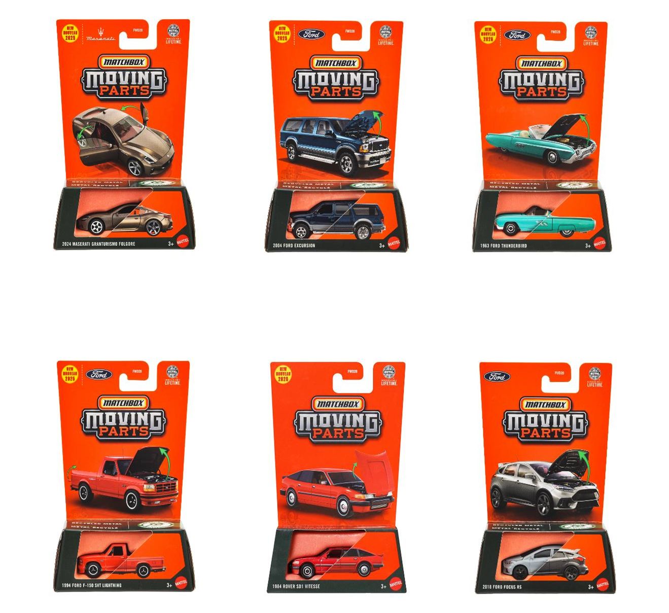 MATCHBOX ムービングパーツ アソート