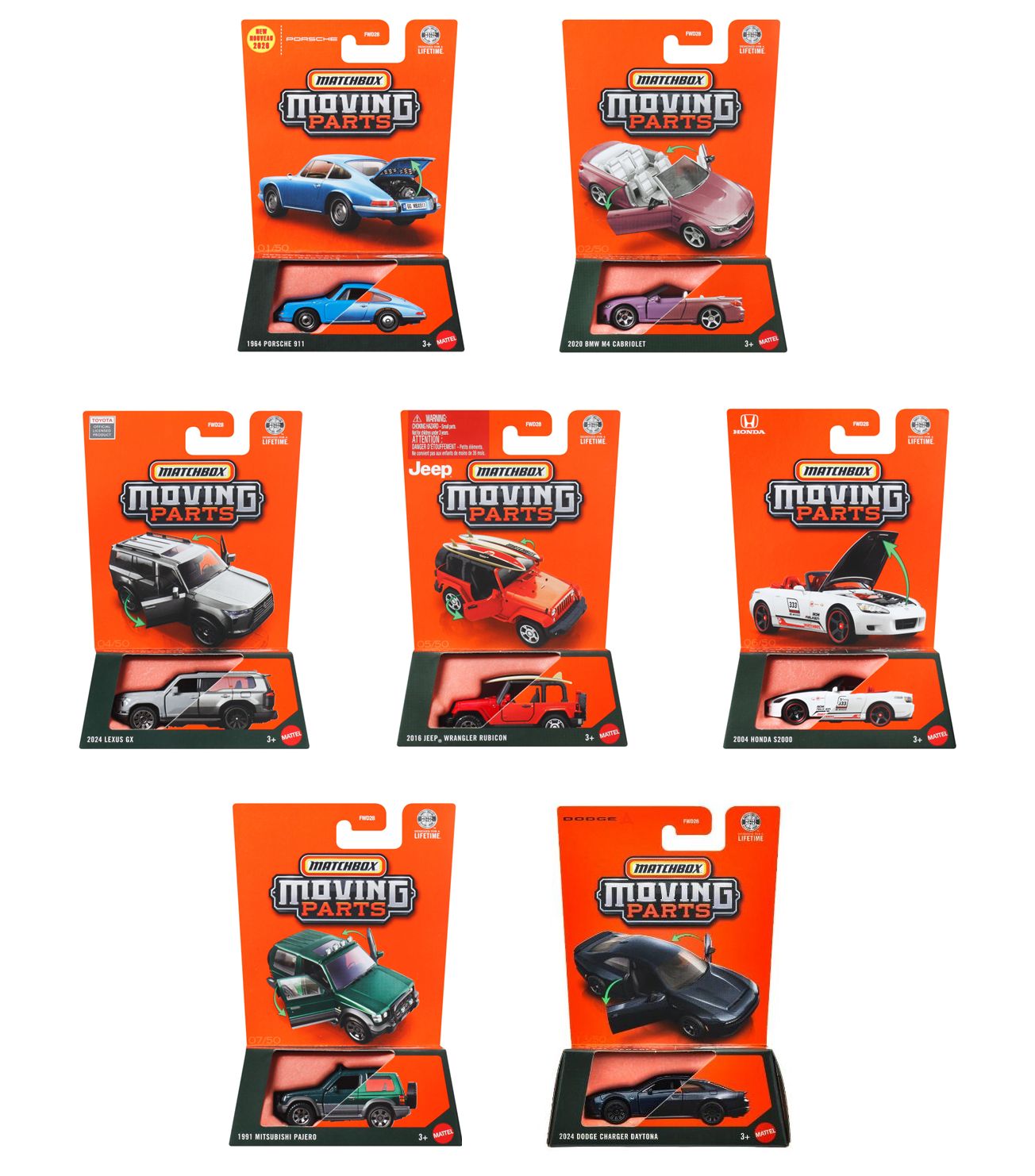 MATCHBOX ムービングパーツ アソート