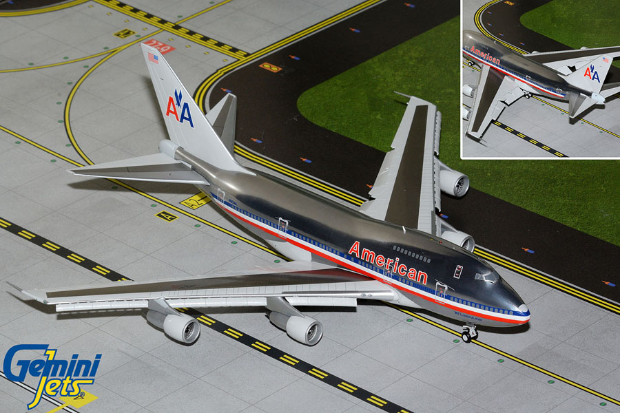 Gemini Jets 1/200 (ダイキャスト製) 747SP アメリカン航空 "747 LuxuryLiner" N601AA polished [FD]