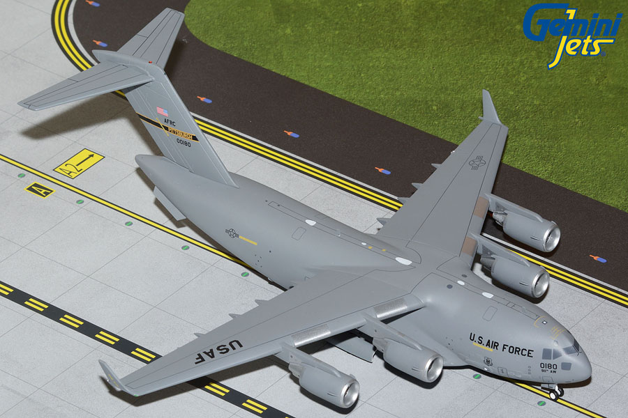 Gemini Jets 1/200 (ダイキャスト製) C-17A アメリカ空軍 Pittsburgh Air Reserve Station 00-0180