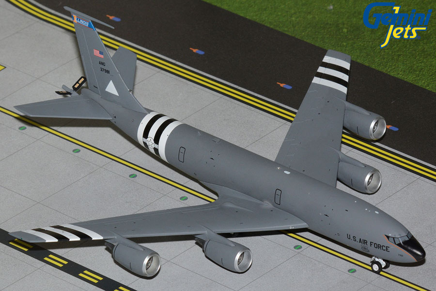Gemini Jets 1/200 (ダイキャスト製) KC-135R アメリカ空軍 イリノイ州空軍州兵 63-7981