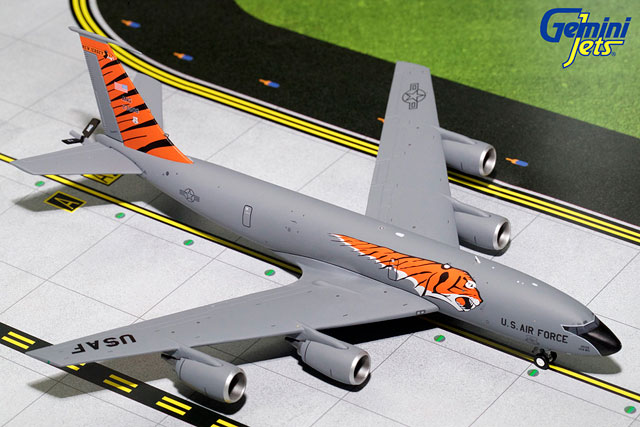 Gemini Jets 1/200 (ダイキャスト製) KC-135R アメリカ空軍 108th ARW NJ ANG Tiger Livery #23508