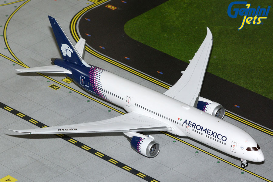 [予約]Gemini Jets 1/200 (ダイキャスト製) 787-9 アエロメヒコ航空 N815AM new livery
