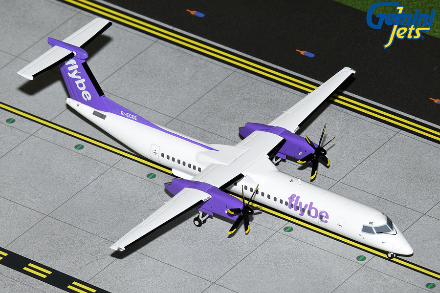 Gemini Jets 1/200 (ダイキャスト製) Dash 8 Q400 FlyBe航空 G-ECOE